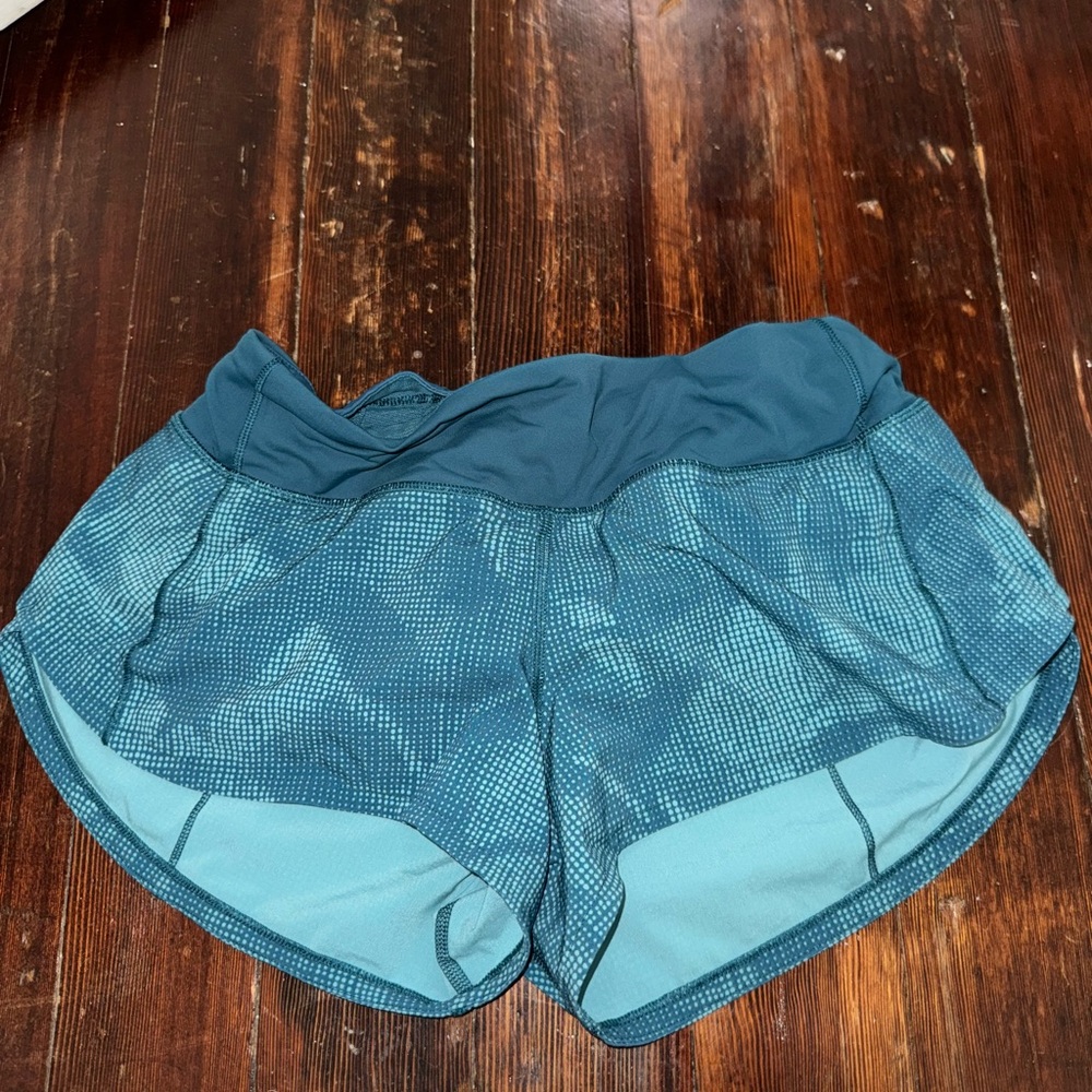 Lululemon speed it up Women's Blue Athletic Shorts